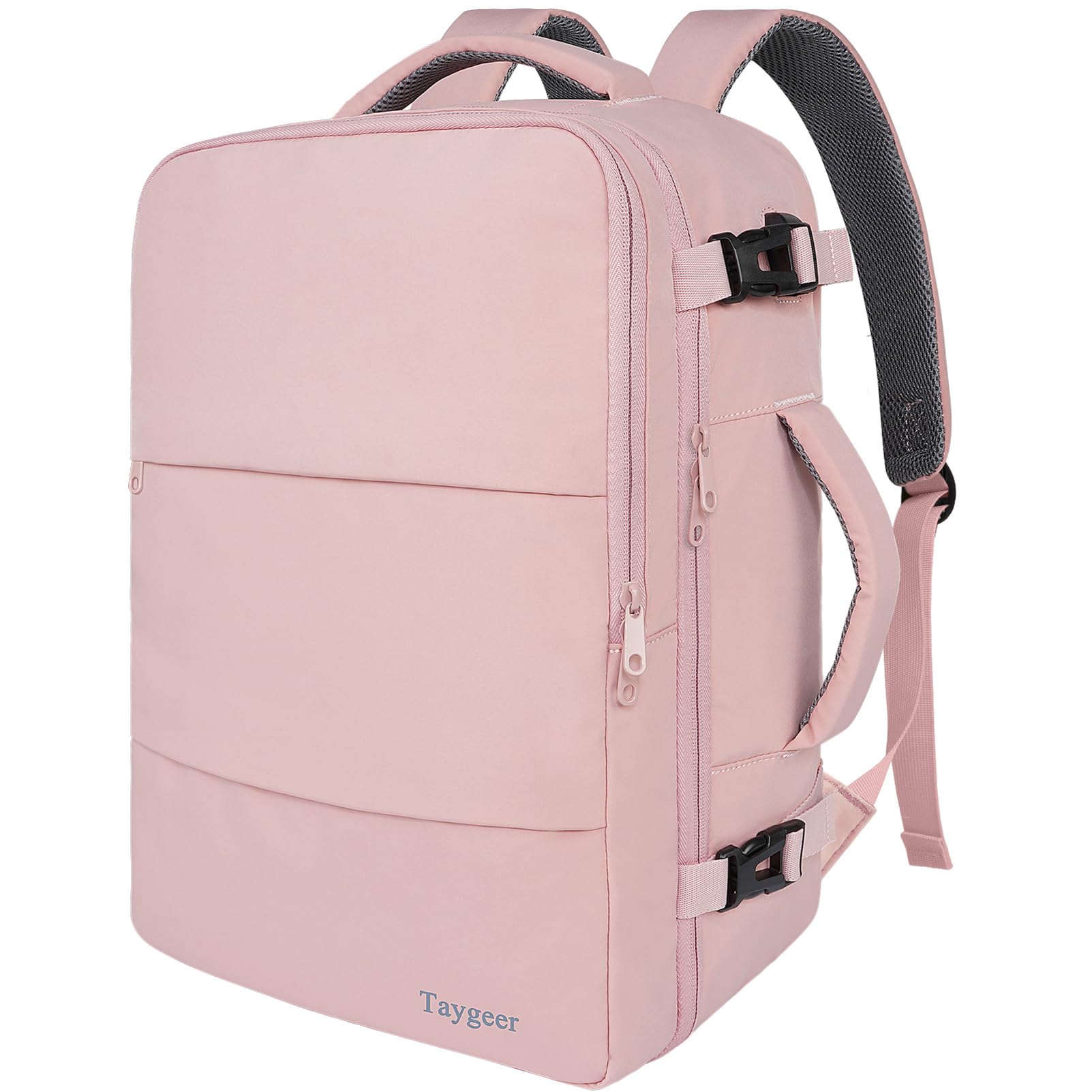 Taygeer Travel Backpack for Women, 15.6" Laptop, Pink