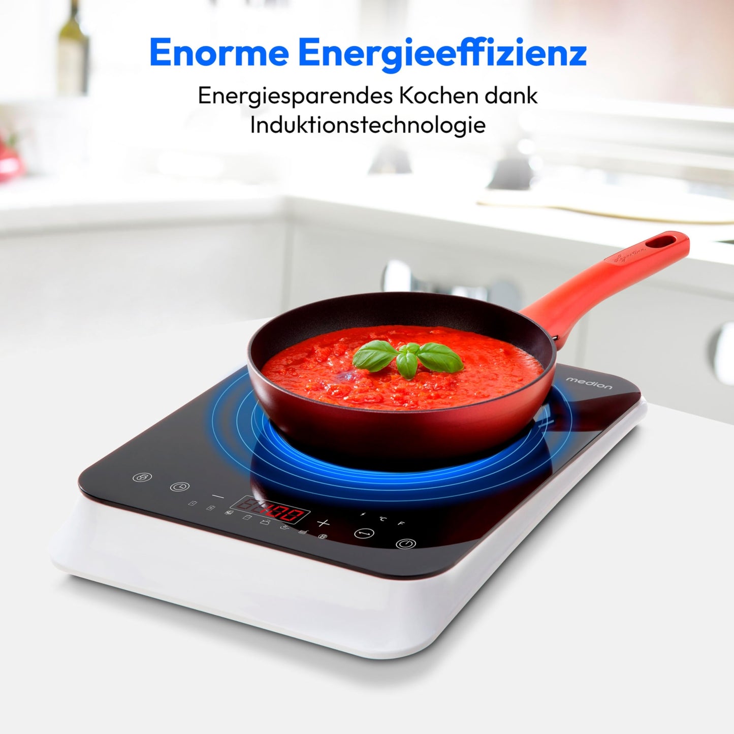 MEDION Induktionskochplatte 2000W 1 Platte