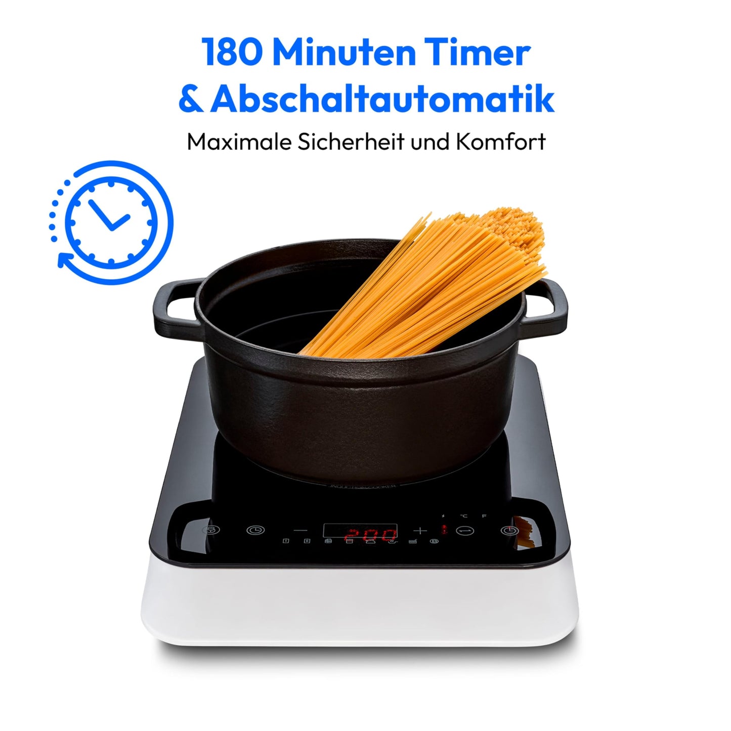 MEDION Induktionskochplatte 2000W 1 Platte