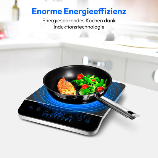 MEDION Induktionskochplatte 2000W mit LED Display